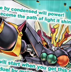 Awaken the by condensed will power!Become the path of light it shines upon! Synchro summon!