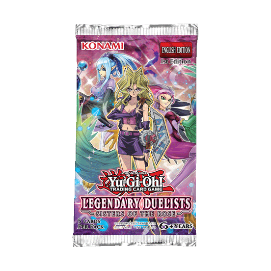 LED4 OVP YUGIOH! Legendary Duelists: Sisters Of The Rose Booster 1st! DE 