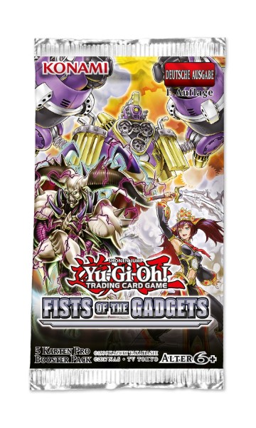 TCG Konami Yu-Gi-Oh Fist of The Gadgets Booster Box 24 Pack for sale online 